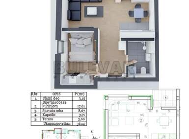 Jednoiposoban stan, Soko banja · 36m² · 61.480€ | SveNekretnine