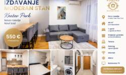 Jednoiposoban stan, Novi Sad · 44m² · 550€ | SveNekretnine