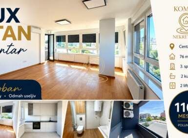 Trosoban stan, Novi Sad · 76m² · 1.100€ | SveNekretnine