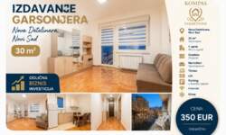 Garsonjera, Novi Sad · 30m² · 350€ | SveNekretnine