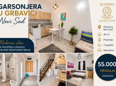 Garsonjera, Novi Sad · 20m² · 55.000€ | SveNekretnine