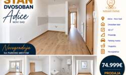 Dvosoban stan, Novi Sad · 40m² · 75€ | SveNekretnine