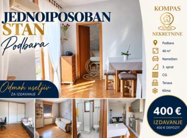 Jednoiposoban stan, Novi Sad · 40m² · 400€ | SveNekretnine