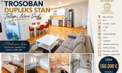 Trosoban stan, Novi Sad · 64m² · 160.000€ | SveNekretnine