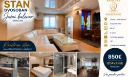 Dvosoban stan, Južni bulevar · 66m² · 850€ | SveNekretnine