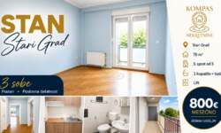 Trosoban stan, Novi Sad · 78m² · 800€ | SveNekretnine
