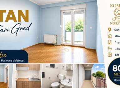 Trosoban stan, Novi Sad · 78m² · 800€ | SveNekretnine