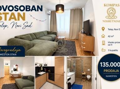 Dvosoban stan, Novi Sad · 42m² · 135.000€ | SveNekretnine
