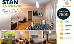 Trosoban stan, Novi Sad · 73m² · 750€ | SveNekretnine
