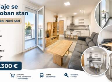 Dvosoban stan, Novi Sad · 43m² · 133.300€ | SveNekretnine