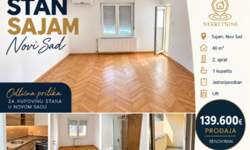 Dvosoban stan, Novi Sad · 40m² · 139.600€ | SveNekretnine