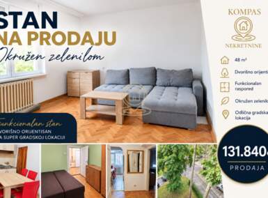 Dvosoban stan, Novi Sad · 48m² · 131.840€ | SveNekretnine
