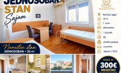 Jednoiposoban stan, Novi Sad · 30m² · 300€ | SveNekretnine