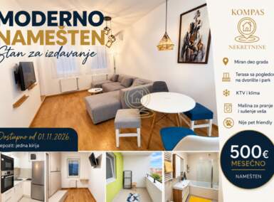 Jednoiposoban stan, Novi Sad · 41m² · 500€ | SveNekretnine