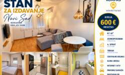 Jednoiposoban stan, Novi Sad · 41m² · 600€ | SveNekretnine