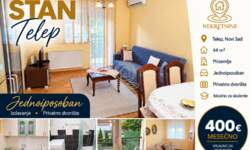 Jednoiposoban stan, Novi Sad · 44m² · 400€ | SveNekretnine