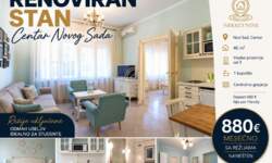 Dvosoban stan, Novi Sad · 40m² · 880€ | SveNekretnine