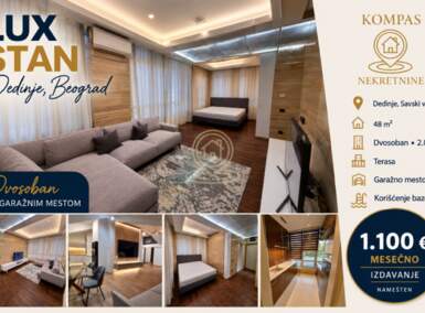 Dvosoban stan, Dedinje · 48m² · 1.100€ | SveNekretnine