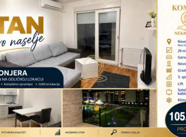 Garsonjera, Novi Sad · 29m² · 105.000€ | SveNekretnine