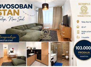 Dvosoban stan, Novi Sad · 42m² · 103.000€ | SveNekretnine