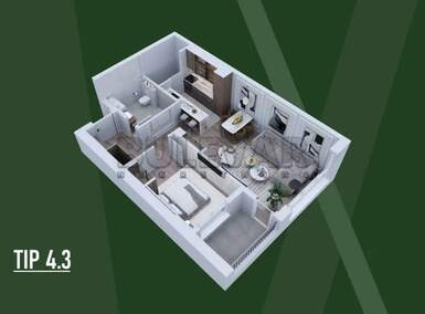 Dvosoban stan, Niš · 56m² · 121.454€ | SveNekretnine