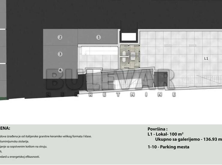 Poslovni prostor / Lokal Niš, Dom zdravlja – fotografija 3