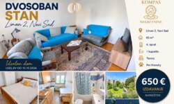 Dvosoban stan, Novi Sad · 63m² · 650€ | SveNekretnine