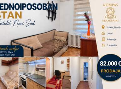 Jednoiposoban stan, Novi Sad · 30m² · 82.000€ | SveNekretnine