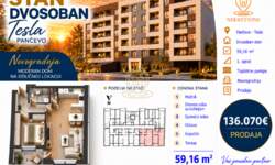 Dvosoban stan, Pančevo · 59m² · 136.070€ | SveNekretnine