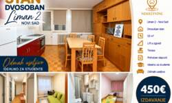 Dvosoban stan, Novi Sad · 53m² · 450€ | SveNekretnine