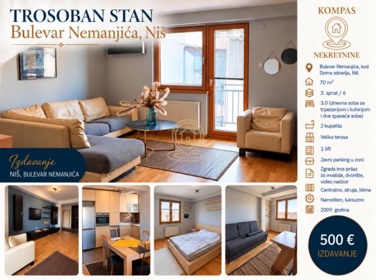 Stan Niš, Bulevar Nemanjica – fotografija 1