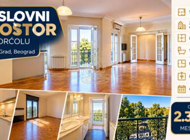 Poslovni prostor / Lokal, Dorćol · 180m² · 2.300€ | SveNekretnine