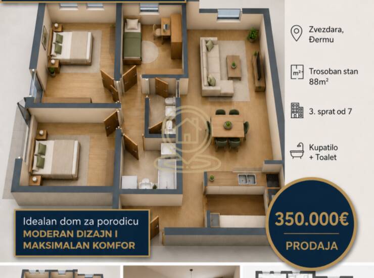 Stan Beograd, Đeram – fotografija 1