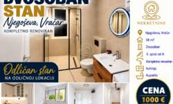 Dvosoban stan, Beograd · 58m² · 1.000€ | SveNekretnine