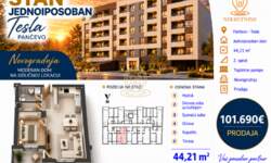 Jednoiposoban stan, Pančevo · 44m² · 101.690€ | SveNekretnine