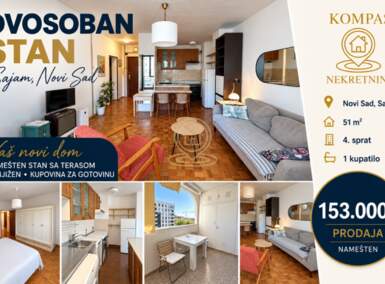 Dvosoban stan, Sajam · 51m² · 153.000€ | SveNekretnine