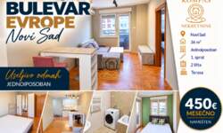 Jednoiposoban stan, Novi Sad · 36m² · 450€ | SveNekretnine