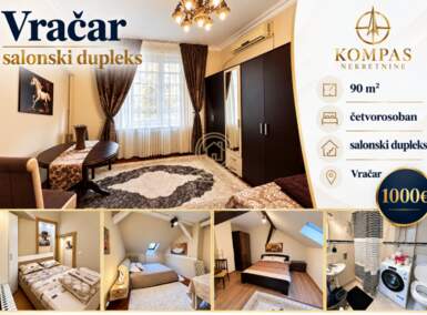 Cetvorosoban stan, Beograd · 90m² · 1.000€ | SveNekretnine