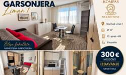 Garsonjera, Novi Sad · 21m² · 300€ | SveNekretnine