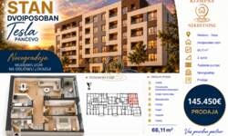 Dvoiposoban stan, Pančevo · 66m² · 145.450€ | SveNekretnine