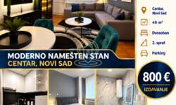 Dvosoban stan, Novi Sad · 49m² · 800€ | SveNekretnine