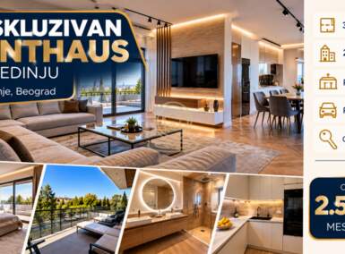 Trosoban stan, Dedinje · 360m² · 2.500€ | SveNekretnine