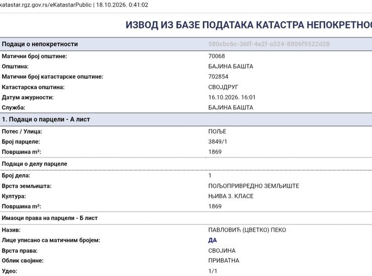 Plac Bajina Bašta, Rogačica – fotografija 5