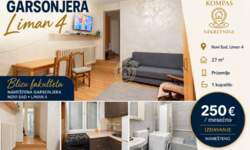 Garsonjera, Novi Sad · 27m² · 250€ | SveNekretnine