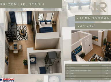 Dvosoban stan, Muhar · 40m² · 169.806€ | SveNekretnine