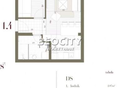 Dvosoban stan, Telep · 40m² · 112.224€ | SveNekretnine