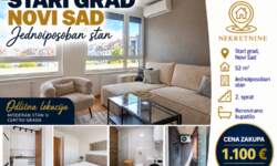 Jednoiposoban stan, Novi Sad · 52m² · 1.100€ | SveNekretnine