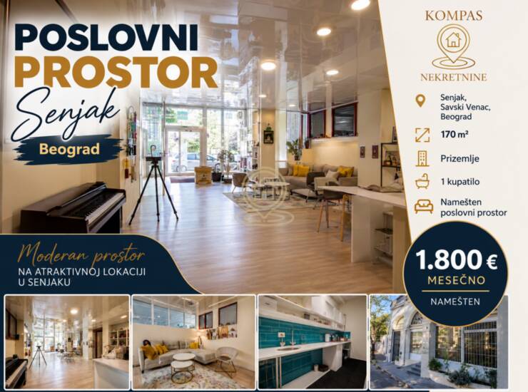 Poslovni prostor / Lokal Beograd, Senjak – fotografija 1