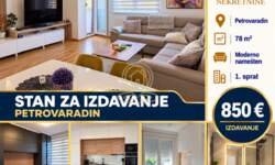 Cetvorosoban stan, Novi Sad · 78m² · 850€ | SveNekretnine