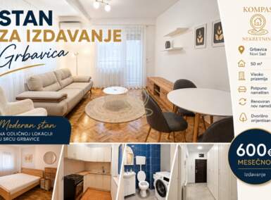 Dvosoban stan, Novi Sad · 50m² · 600€ | SveNekretnine